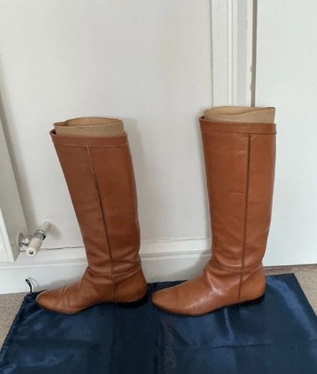 Authentic Sergio Rossi tall equestrian boots size 4