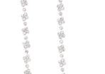 Claire's Girls and Womens Crystal Drop Earrings in Silver-free postage !