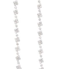 Claire's Girls and Womens Crystal Drop Earrings in Silver-free postage !