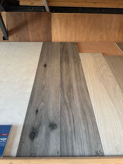 Joblot Grey Wood Effect Tile To Clear