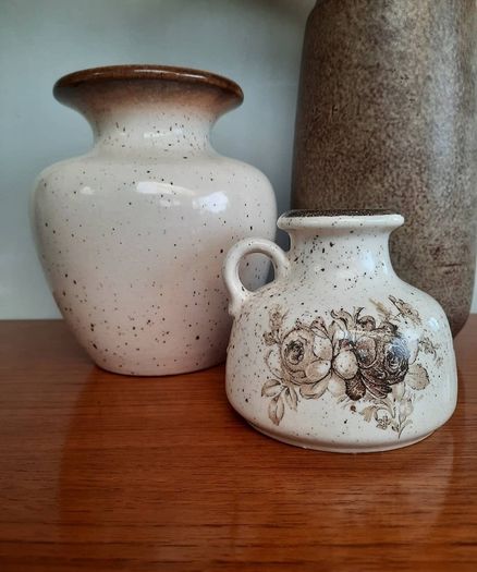 Duo of West Germany Mid-Century Vases