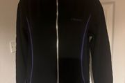 Maine New England black cotton zipped jumper size UK16 EU44 Postage included