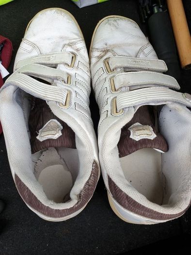 white K-Swiss shoes
