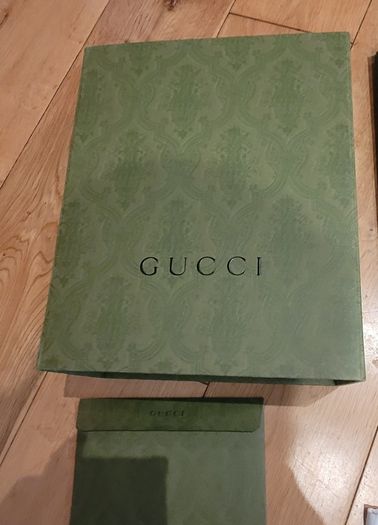 New Green Range Gucci Presentation Case Gift Box & Gift Bag Set