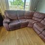 Large Reclining Corner Couch for Sale Image 4