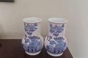 vintage blue white
