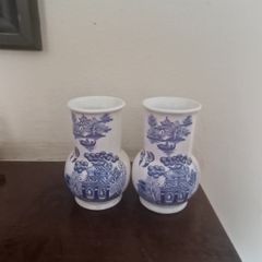 vintage blue white