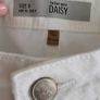 TOPSHOP Moto DAISY White Denim Hotpants Sz 8UK Image 6