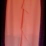 BNWOT Swing Modelle Multi Layered Overlap Halter Style Chiffon Dress Image 4