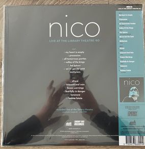 Nico - Live at the Library Theatre '80 (Clear Blue Vinyl)