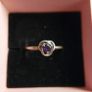 PANDORA Sterling Silver 925 February Purple Eternity Circle Ring size O - 2,2g Image 2