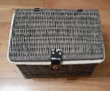 Wicker Storage Basket with liners