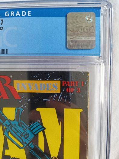 The Punisher Invades The 'Nam Marvel  Vietnam Issue 67 CBCS / CGC 9.8 Certified Graded Comic Framed  DC