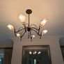5 wall lights with matching chandelier Image 5