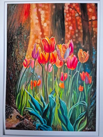 Where the hedgehog dreamed | FineArt Print | Framed