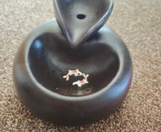cat fountain - ceramic