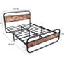 King Bed Frame with Headboard Image 8