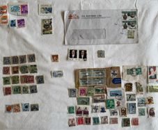 Vintage Asian stamp bundle from 1890 onwards