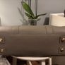 Grey/taupe Darwin Leather satchel Image 6