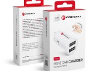 main image for ad Forcell Mini Car Charger 2xusb 3.1a
