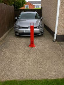 Security parking bollard