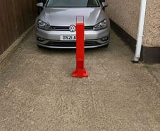 Security parking bollard