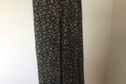 River Island floral print wide leg trousers size 8 - New