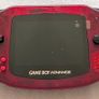 Nintendo Gameboy Advance - IPS Screen - Li-Ion Battery - AGB-001 - Clear Red Image 3