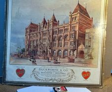 Double sided Duckworth  Show Card