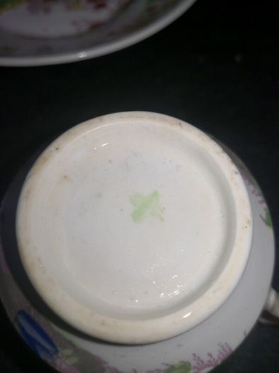 Late 18th century Cup and saucer