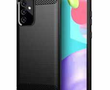 Shockproof Case For Samsung GALAXY A04S Carbon Fibre Effect Back Cover