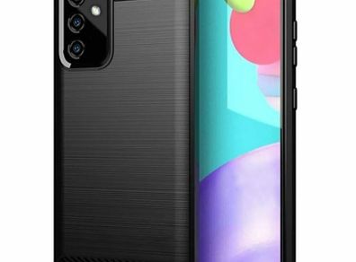 Shockproof Case For Samsung GALAXY A04S Carbon Fibre Effect Back Cover