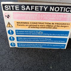 Site Safety Notice