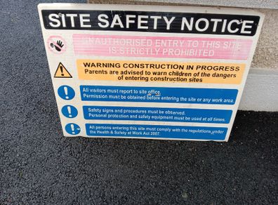 Site Safety Notice