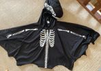 Dinosaur skeleton cape poncho costume