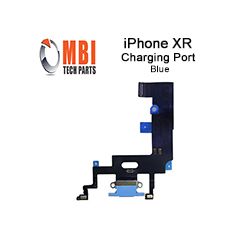 iPhone XR 6.1 Replacement Charging Port Dock Connector Flex Cable Mic Blue