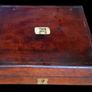 Antique Stately Home Wooden Crested Box Image 6