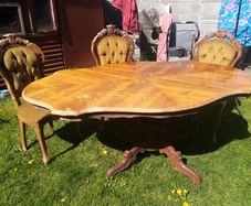 Vintage Dining table and chairs