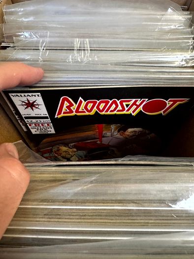 Valiant Long Comic Box w 270 comics for Sale