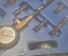 large 6x5 tool box two in two parts top and bottom on wheels top brands snap on.  Blue  point teng tools. Oil change kit . Piston pressure kit   lot of tools  snap onlarge