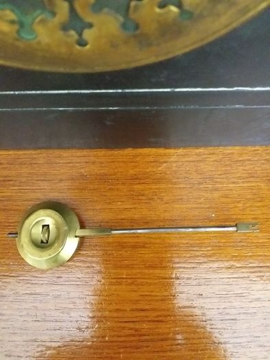 Black Slate/Marble Pillard French Mantle Antique Clock Circa 1800's FIND ANOTHER ONE! Update! (Clock Was Taken Out Of Storage And Is Up And Running Smoothly Now And Keeping Great Time).