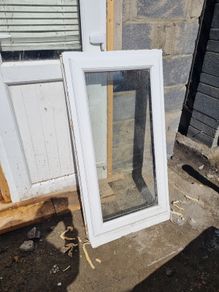 Pvc white window