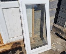 Pvc white window