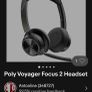 Hp poly Voyager focus 2 headphones new Image 3