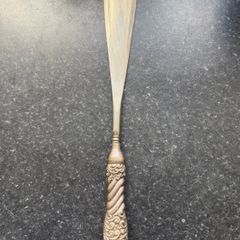 Antique 1901 Sterling Silver Handled Shoe Horn