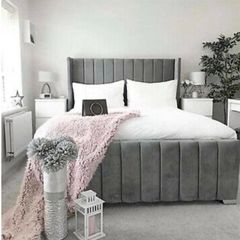 King size indiana Wingback Beds