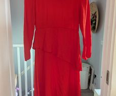 Mage brand red dress
