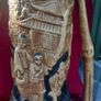 Pair of antique Bretby vases, repair to one arm, D18 Image 6