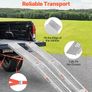 Heavy Duty Steel Ramps Fit for ATV, UTV, Motorcycle, Electric Bicycle, etc Image 4