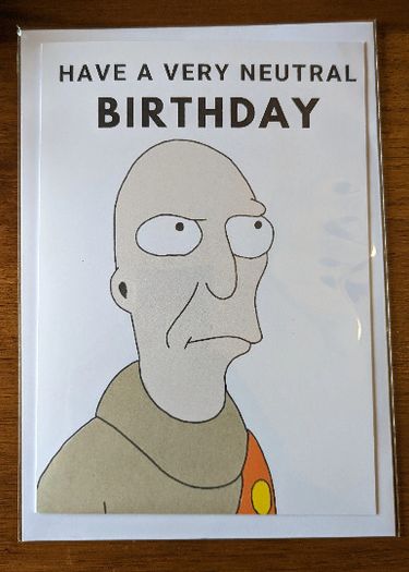Handmade Futurama Fry Shut up and Take My A5 Birthday Greeting Card, Perfect for gifts, special occasions, or funny card for fans of the TV Show